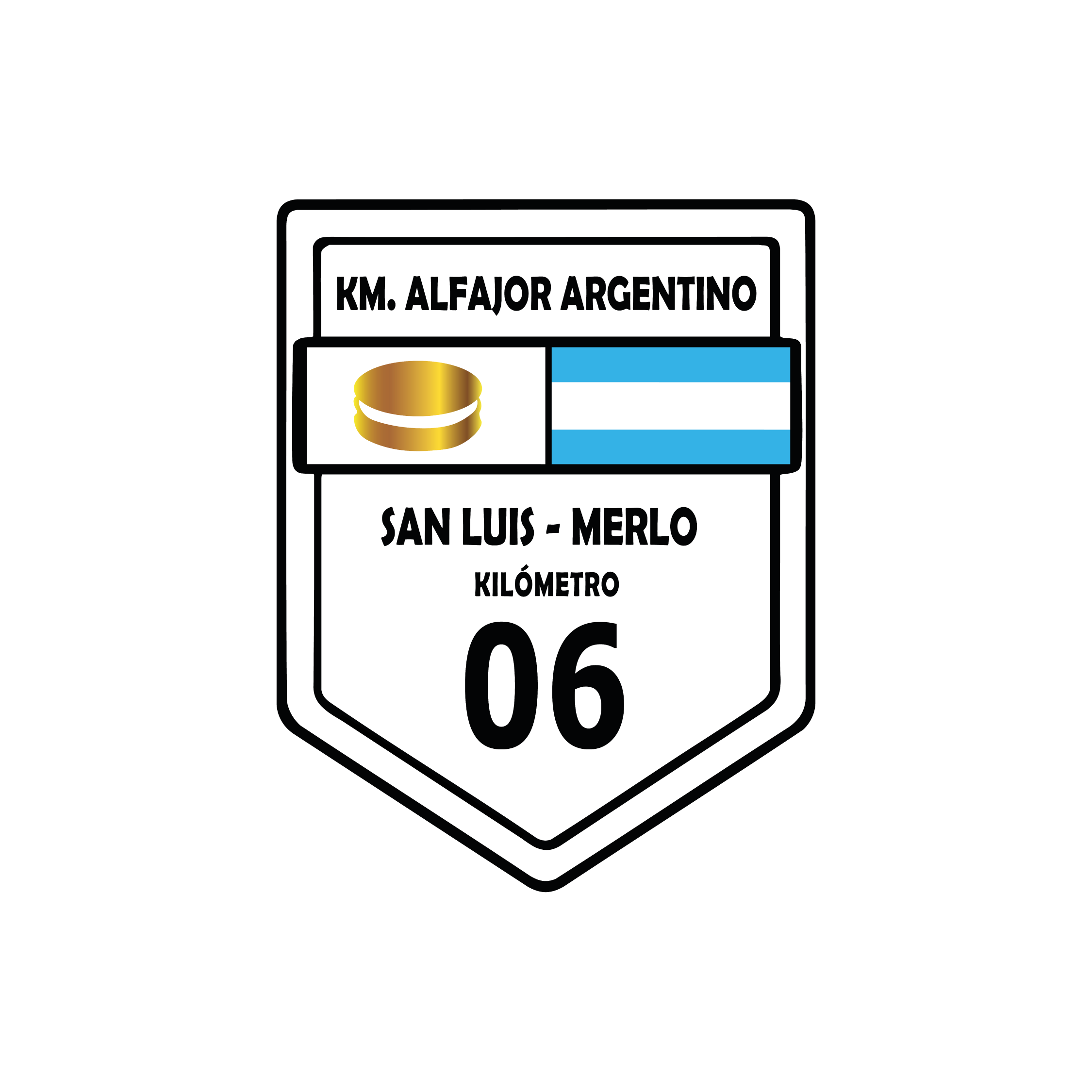 Insignia KM Alfajor Argentino - Merlo San Luis