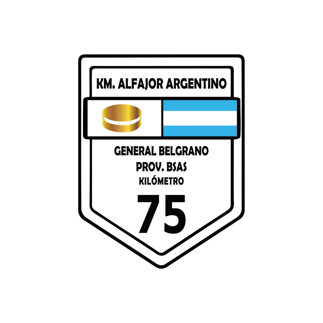 Insignia KM Alfajor Argentino - General Belgrano